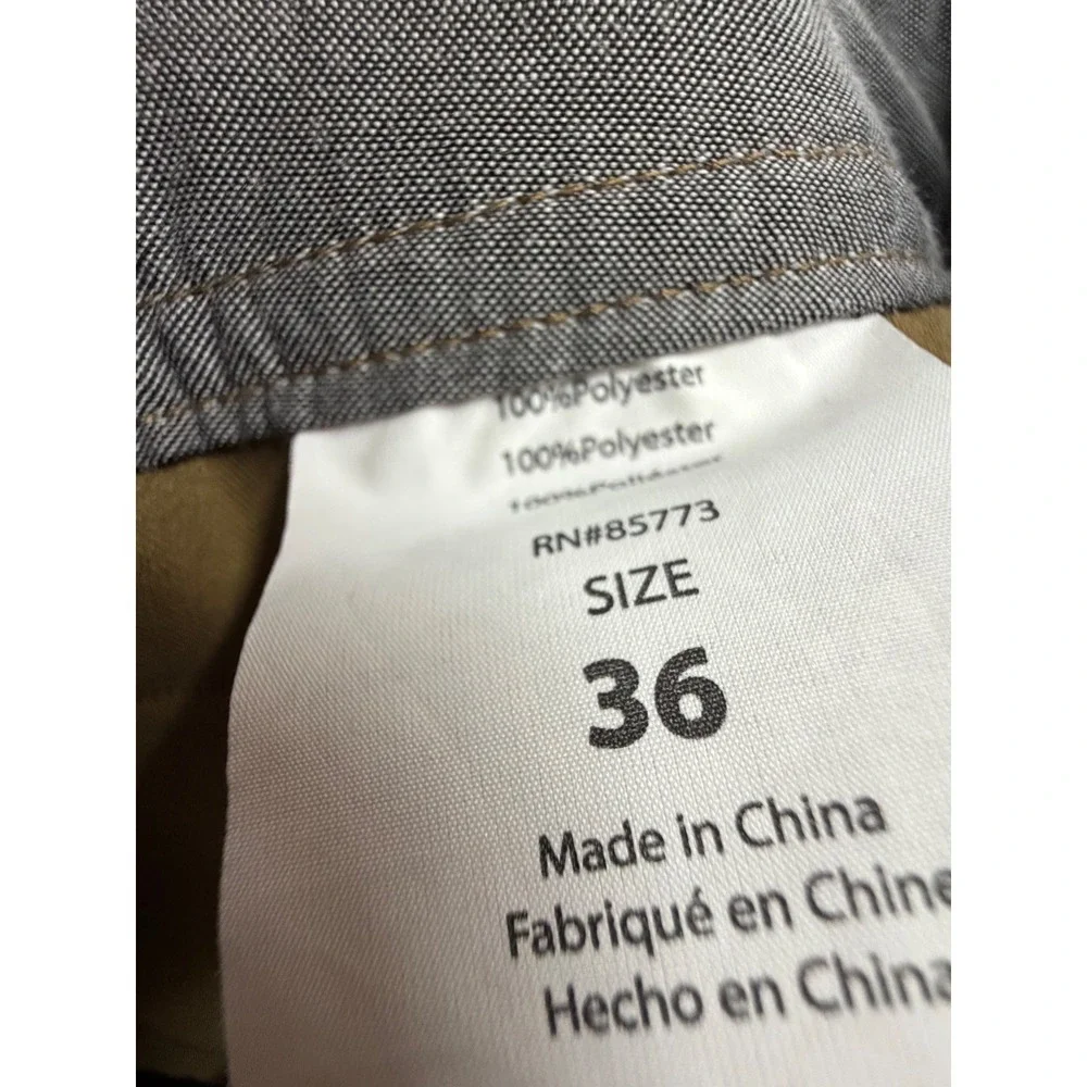 O'Neill Hybrid Hyperdry Chino Pants Mens 36 Khaki Modern Fit Stretch Golf Casual